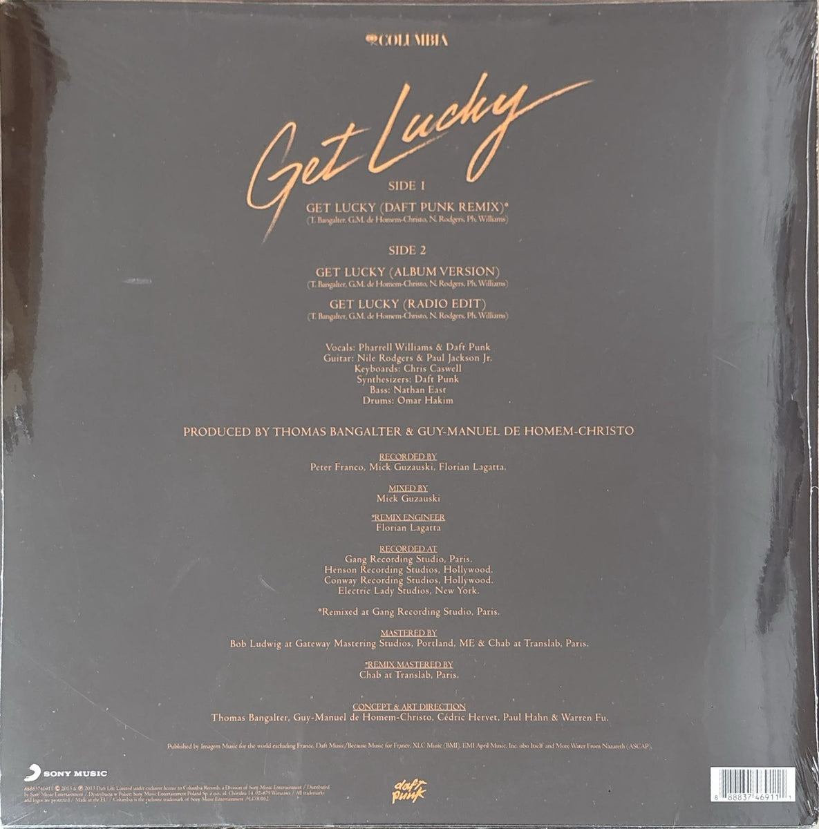 Pre Loved Record - Daft Punk - Get Lucky (12