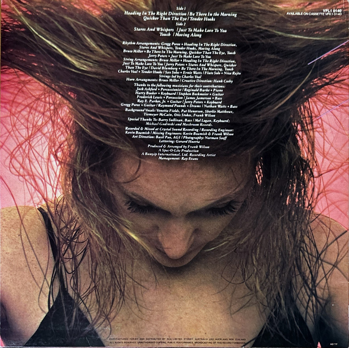 Pre Loved Record - Renee Geyer - Moving Along – Stash Records