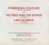 Pre Loved Record - David Sylvian & Ryuichi Sakamoro - Forbidden Colours (12" Single)