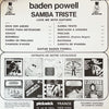 Pre Loved Record - Baden Powell - Samba Triste Jazz Anthology Vol. 4