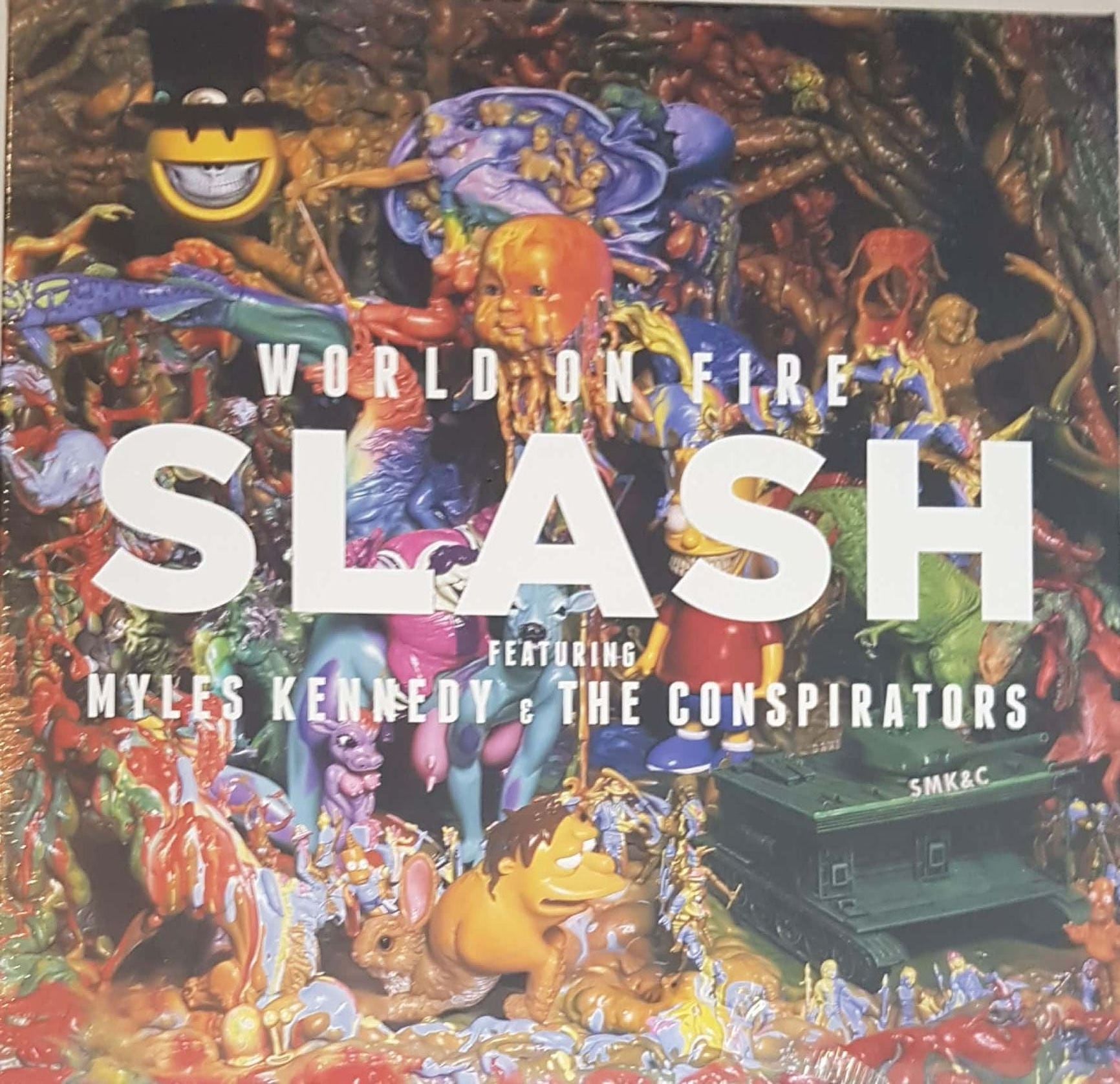 Slash featuring Myles Kennedy  The Conspirators World On Fire 2Lp –  Stash Records